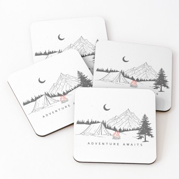 Item preview, Adventure Awaits Minimalist designed and sold by ethnicdrawing.