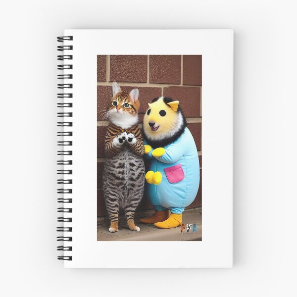 Item preview, Happy Cat in a Funny Costume #28 designed and sold by fabfunnyanimals.