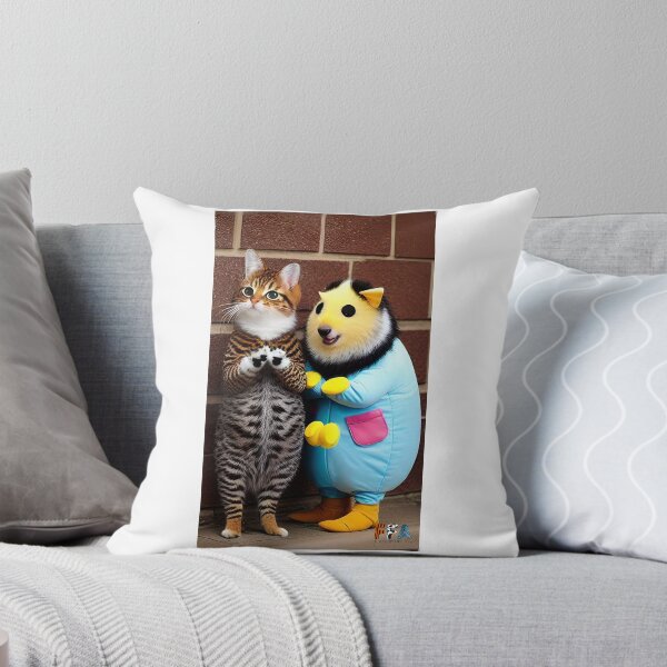 Item preview, Happy Cat in a Funny Costume #28 designed and sold by fabfunnyanimals.