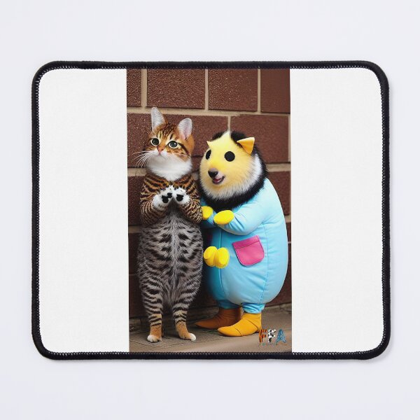 Item preview, Happy Cat in a Funny Costume #28 designed and sold by fabfunnyanimals.