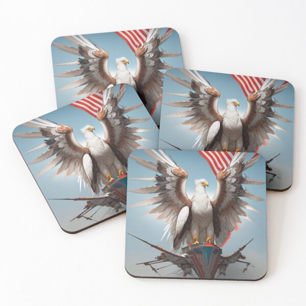 Item preview, Patriotic eagles American symbol identity.4th July vibe designed and sold by luiddesigns.