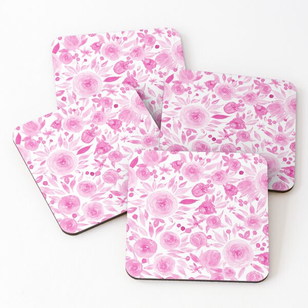 Item preview, Hand Drawn Soft and Delicate Watercolor Roses and Flowers designed and sold by aneladesigns.