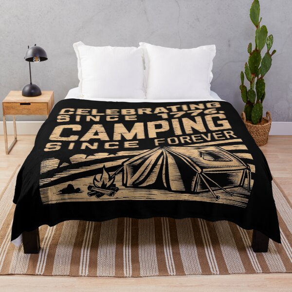 Item preview, Celebrating Since 1776, Camping Since Forever designed and sold by decorwonders.