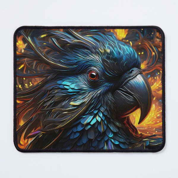 Item preview, Glossy Black Cockatoo designed and sold by rainsdesigns.