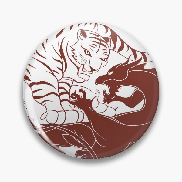 Item preview, Tiger Fighting Against Dragon designed and sold by Bananobanini.