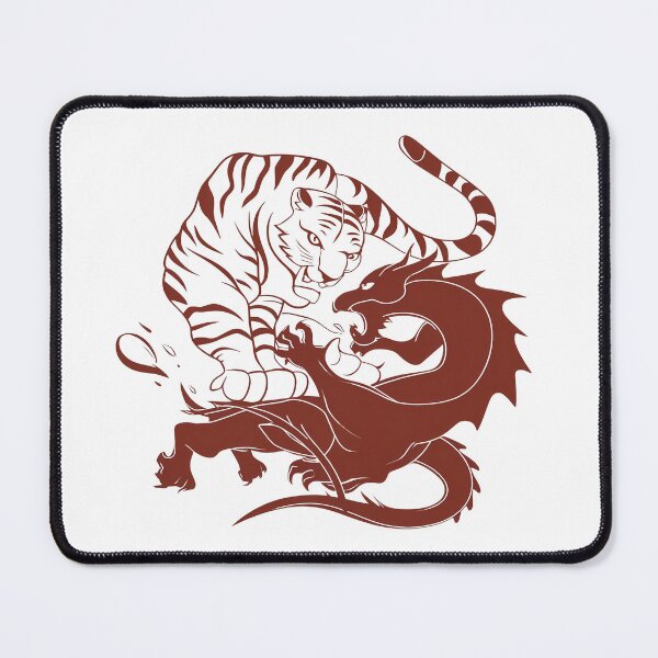 Item preview, Tiger Fighting Against Dragon designed and sold by Bananobanini.