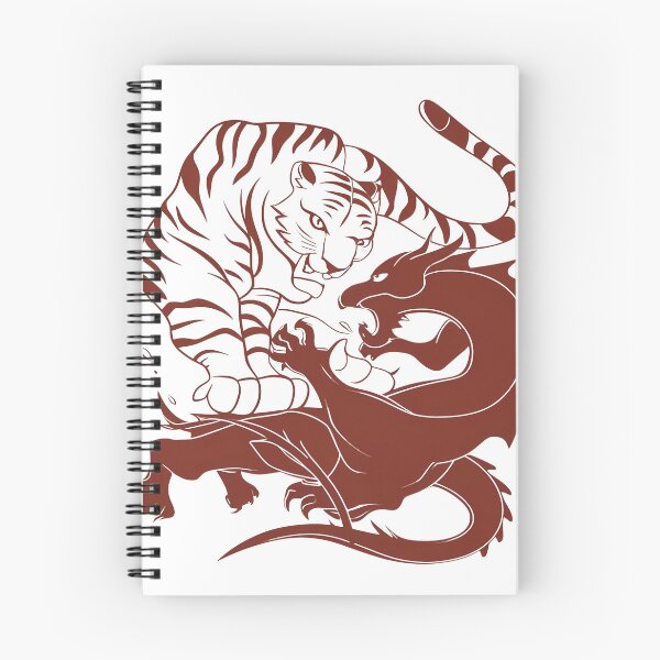 Item preview, Tiger Fighting Against Dragon designed and sold by Bananobanini.