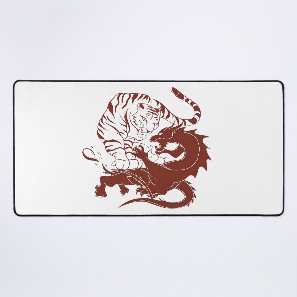 Item preview, Tiger Fighting Against Dragon designed and sold by Bananobanini.
