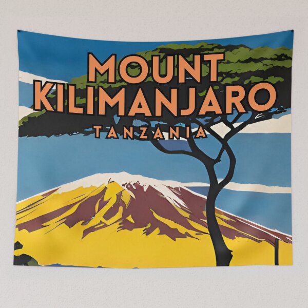 Item preview, Mount Kilimanjaro Tanzania designed and sold by ZionPosteria.