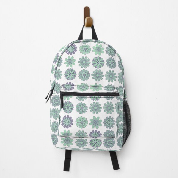 Item preview, 70's Green Flowers Pattern designed and sold by CreativeCanvas8.