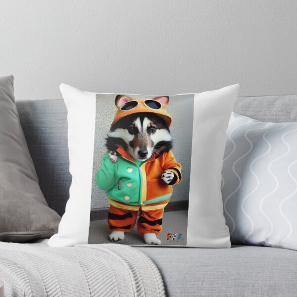 Item preview, Happy Dog in a Funny Costume #40 designed and sold by fabfunnyanimals.