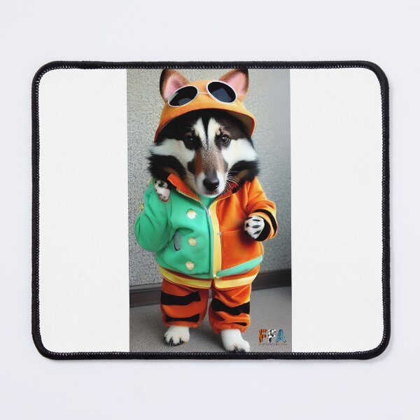 Item preview, Happy Dog in a Funny Costume #40 designed and sold by fabfunnyanimals.