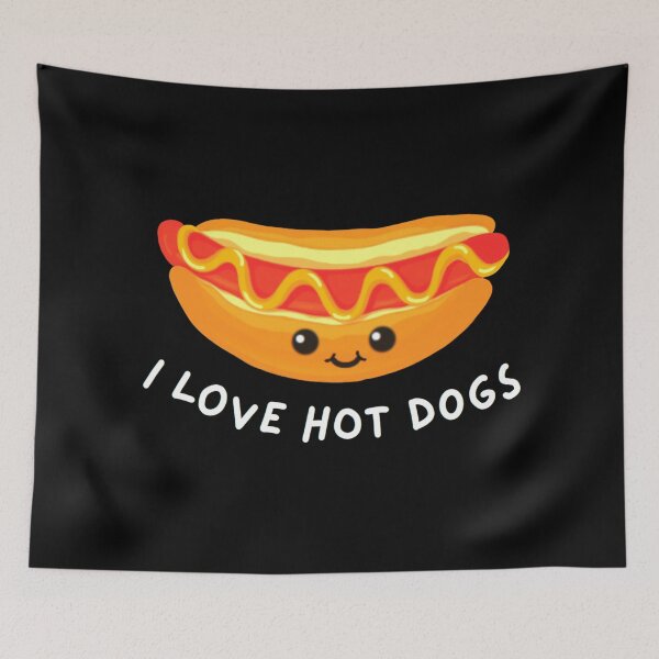 Artikelvorschau, Ich liebe Hot Dogs entworfen und verkauft von RollmcSroll.