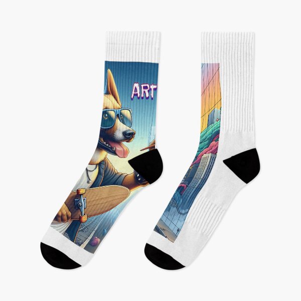 Item preview, Canine Canvas: A Graffiti Artist Dog's Urban Adventure designed and sold by 0penvimark.