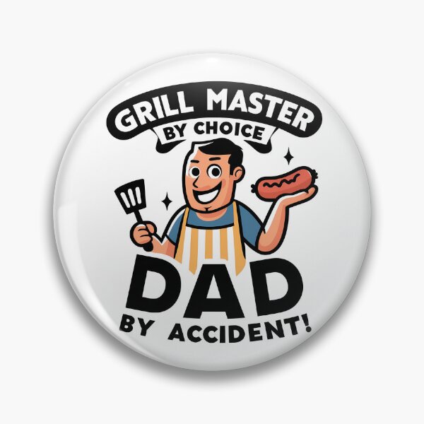 Item preview, Grill Master by Choice, Dad by Accident designed and sold by CALIMASHIRTS.