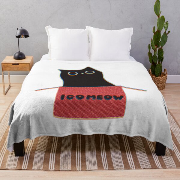 Item preview, Black Cat Goes Meow designed and sold by RollmcSroll.