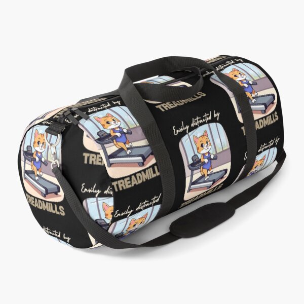 Item preview, easily distracted by treadmills cat designed and sold by sydney-syder.