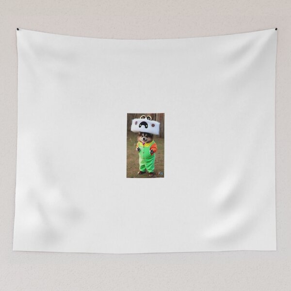 Item preview, Happy Dog in a Funny Costume #42 designed and sold by fabfunnyanimals.