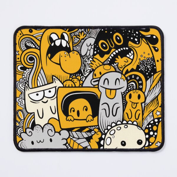 Item preview, Abstract grunge urban pattern with monster character designed and sold by NAVAL00.