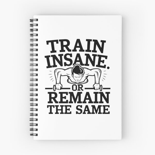 Item preview, Train Insane Gym Motivation Design designed and sold by ArtByYunus.