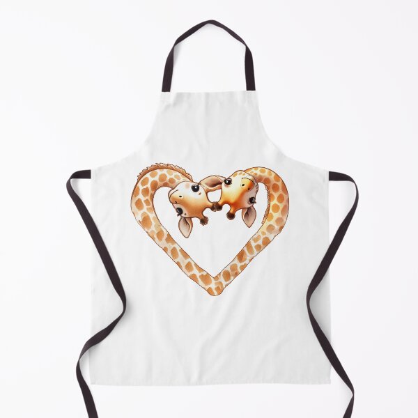 Item preview, Adorable Giraffe Love Heart - Whimsical Cartoon Art designed and sold by Simplystik.