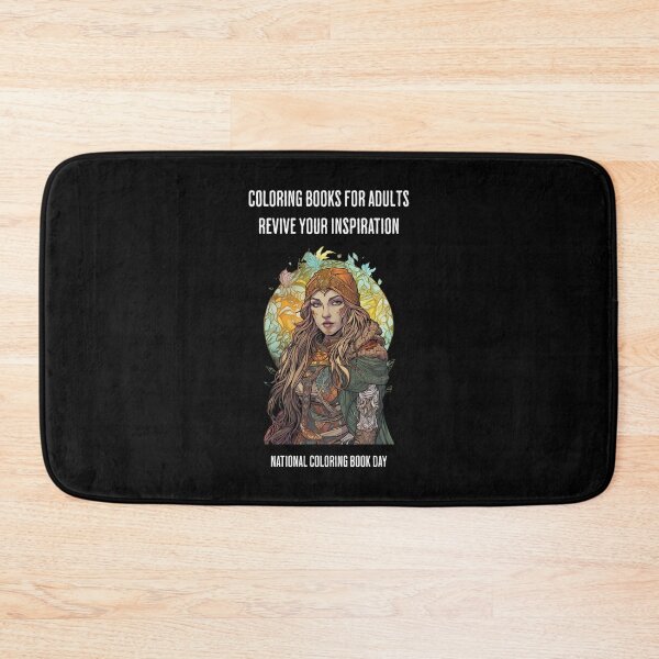 Item preview, National Coloring Book Day, Warrior girls designed and sold by Pflugart.