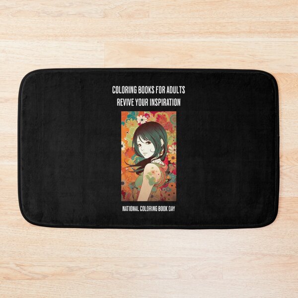 Item preview, National Coloring Book Day, Japanese girls, Manga, Anime designed and sold by Pflugart.