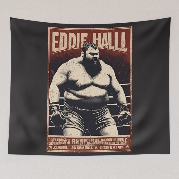 Item preview, Ed Hall Strongman Vintage Eddie Hall Knockout Beast Boxing Game Day designed and sold by FociCreate.
