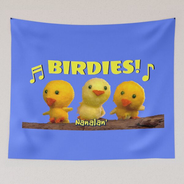 Item preview, Nanalan Three Little Birdies Who's that Wonderful Girl Peepo Cartoon kids Show Tiktok Girl designed and sold by FEBRICAST.