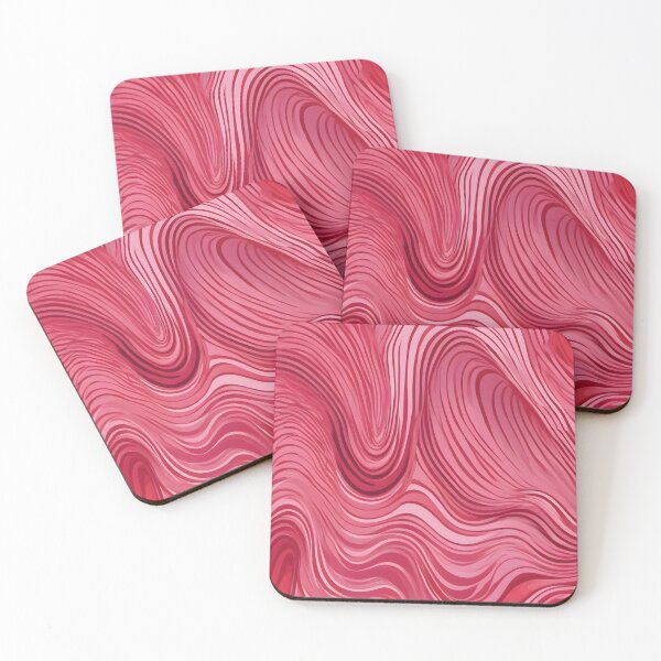 Item preview, Energetic Flow: Bold Abstract Lines in Pink and Red designed and sold by FreedomToDesign.