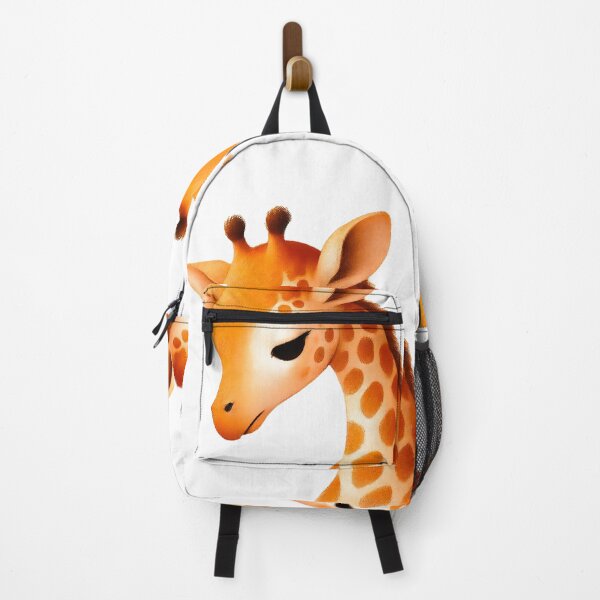 Item preview, Charming Shy Giraffe Head - Whimsical Cartoon Art designed and sold by Simplystik.