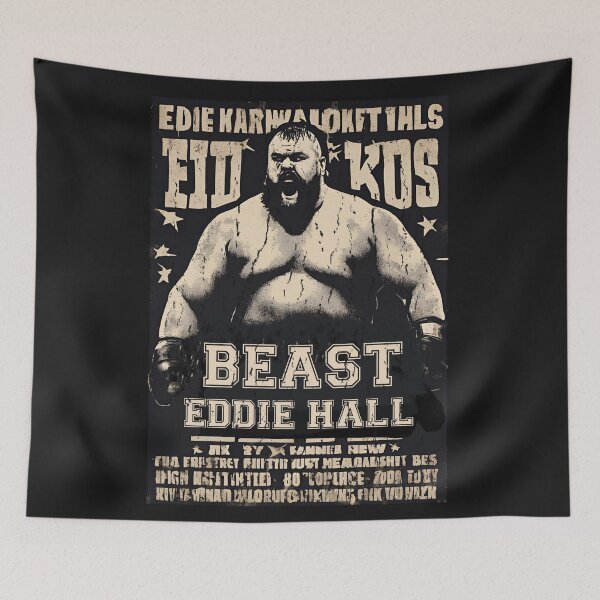 Item preview, Vintage Eddie Hall Strongman Ed Hall Strongman Boxing Beast designed and sold by FociCreate.