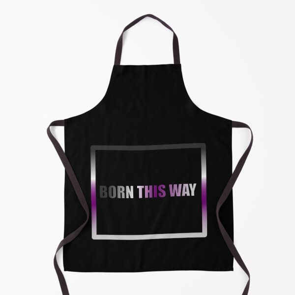 Item preview, Asexual Pride Flag Born This Way, Text Box Graphic, LGBTQ+, Pride Graphic, Unisex Design designed and sold by PrideBeProud.