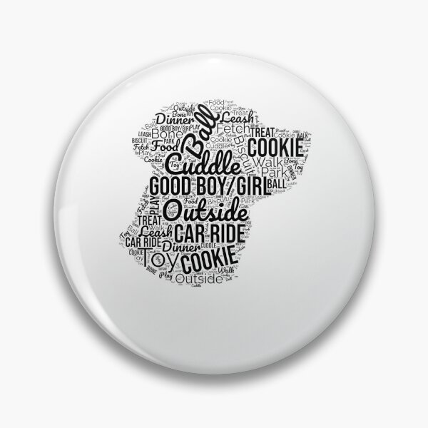 Item preview, Dogs Favorite Words, Happy Wordcloud, Furparent Dogmom dad, Treats Ball Bone Leash Fetch Walk Outside GoodBoy Carride  designed and sold by Peculiarts.