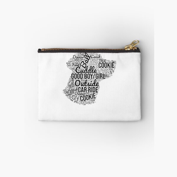 Item preview, Dogs Favorite Words, Happy Wordcloud, Furparent Dogmom dad, Treats Ball Bone Leash Fetch Walk Outside GoodBoy Carride  designed and sold by Peculiarts.