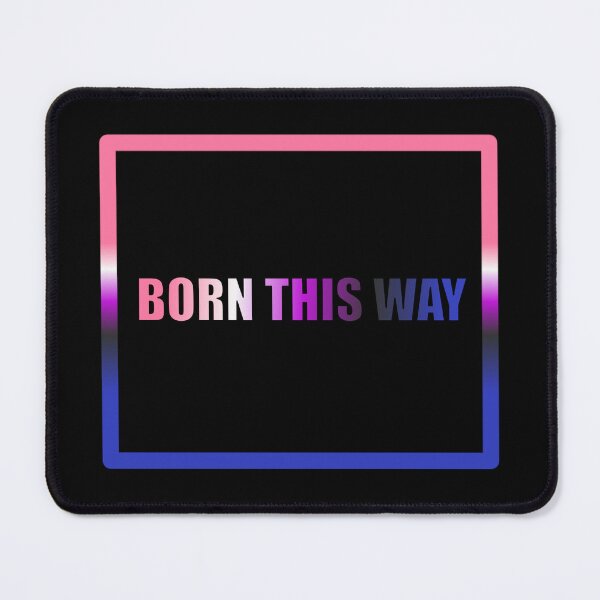 Item preview, Genderfluid Pride Flag Born This Way, Text Box Graphic, LGBTQ+, Pride Graphic, Unisex Design designed and sold by PrideBeProud.