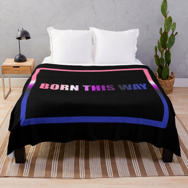 Item preview, Genderfluid Pride Flag Born This Way, Text Box Graphic, LGBTQ+, Pride Graphic, Unisex Design designed and sold by PrideBeProud.