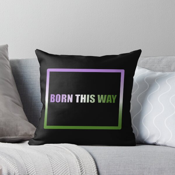 Item preview, Genderqueer Pride Flag Born This Way, Text Box Graphic, LGBTQ+, Pride Graphic, Unisex Design designed and sold by PrideBeProud.