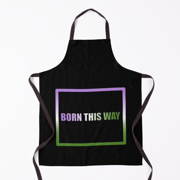 Item preview, Genderqueer Pride Flag Born This Way, Text Box Graphic, LGBTQ+, Pride Graphic, Unisex Design designed and sold by PrideBeProud.