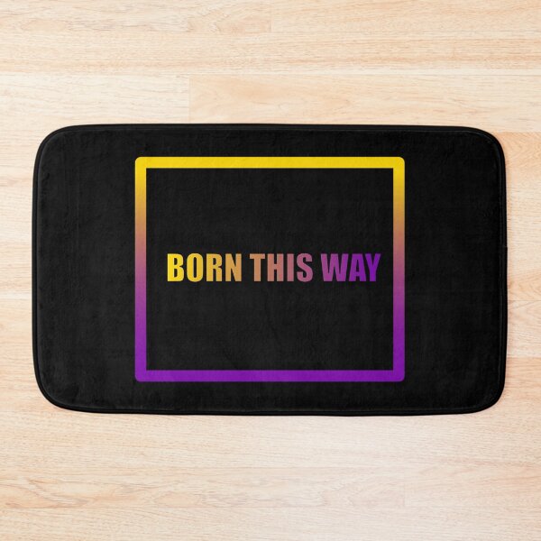 Item preview, Intersex Pride Flag Born This Way, Text Box Graphic, LGBTQ+, Pride Graphic, Unisex Design designed and sold by PrideBeProud.