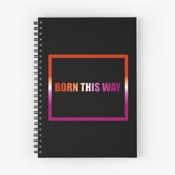 Item preview, Lesbian Pride Flag Born This Way, Text Box Graphic, LGBTQ+, Pride Graphic, Unisex Design designed and sold by PrideBeProud.