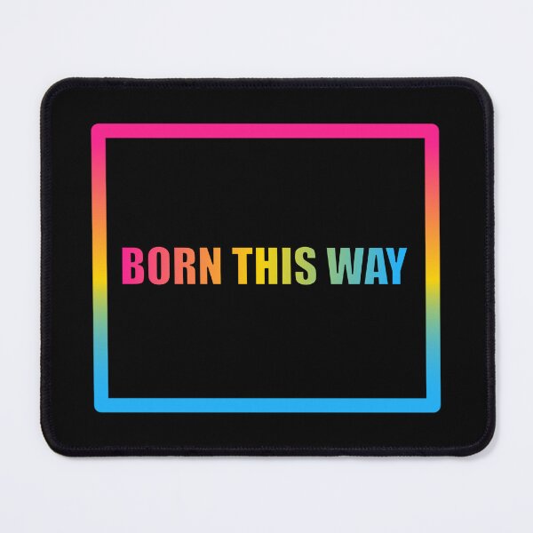 Item preview, Pansexual Pride Flag Born This Way, Text Box Graphic, LGBTQ+, Pride Graphic, Unisex Design designed and sold by PrideBeProud.