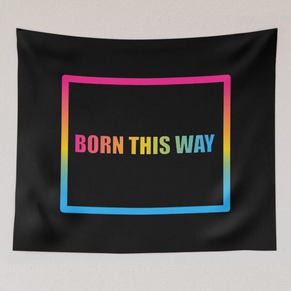 Item preview, Pansexual Pride Flag Born This Way, Text Box Graphic, LGBTQ+, Pride Graphic, Unisex Design designed and sold by PrideBeProud.