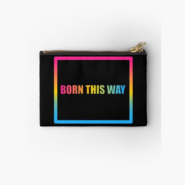 Item preview, Pansexual Pride Flag Born This Way, Text Box Graphic, LGBTQ+, Pride Graphic, Unisex Design designed and sold by PrideBeProud.
