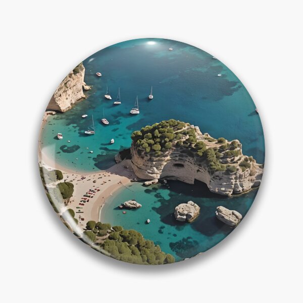 Item preview, Balearic island calas bird view designed and sold by Ponted.