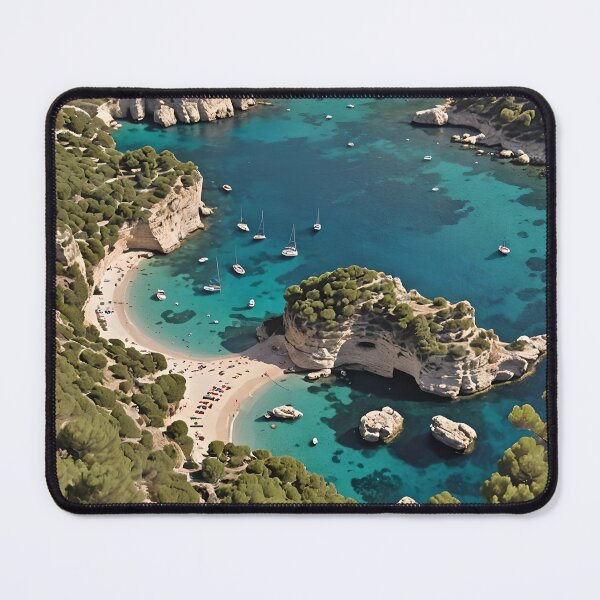 Item preview, Balearic island calas bird view designed and sold by Ponted.
