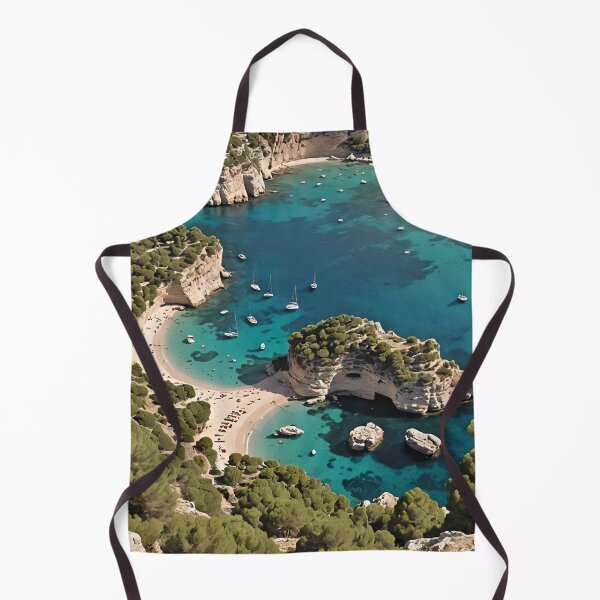 Item preview, Balearic island calas bird view designed and sold by Ponted.