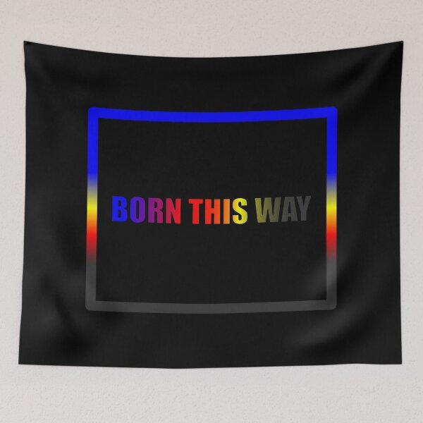 Item preview, Polyamory Pride Flag Born This Way, Text Box Graphic, LGBTQ+, Pride Graphic, Unisex Design designed and sold by PrideBeProud.