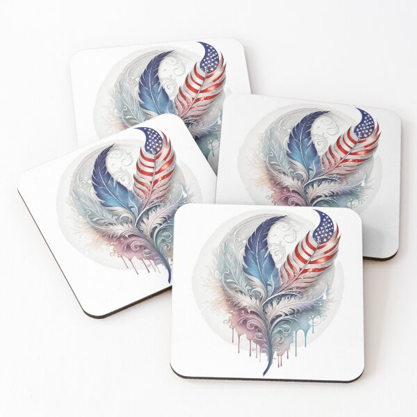 Item preview, Patriotic Feather designed and sold by Talpha.