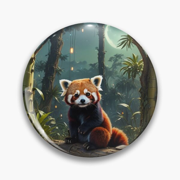 Item preview, Last Red Panda to Go to bed!  Yup! Yup!  Love the moonlight so! designed and sold by DesignsByMalia.